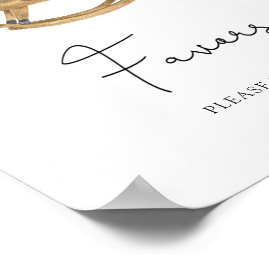 Poster Panda bear - Faveurs (Coin)