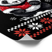 Poster Panda Bear Ugly Christmas Xmas For Adults Kids  (Coin)