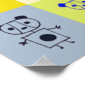 Poster panda bizarre (Coin)