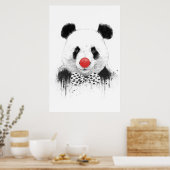 Poster Panda clown (Cuisine)