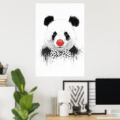 Poster Panda clown (Bureau à domicile)