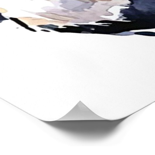 Poster Panda dans la forêt | Famille Panda (Coin)