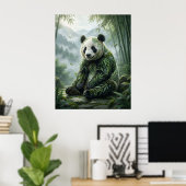 Poster Panda de bambou Sérénité (Bureau à domicile)