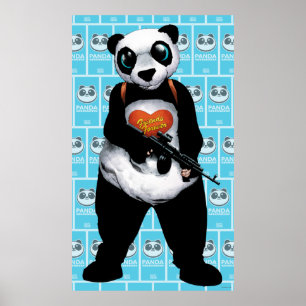 Poster Panda du peloton de suicide
