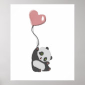 Poster Panda Et Ballons (Devant)