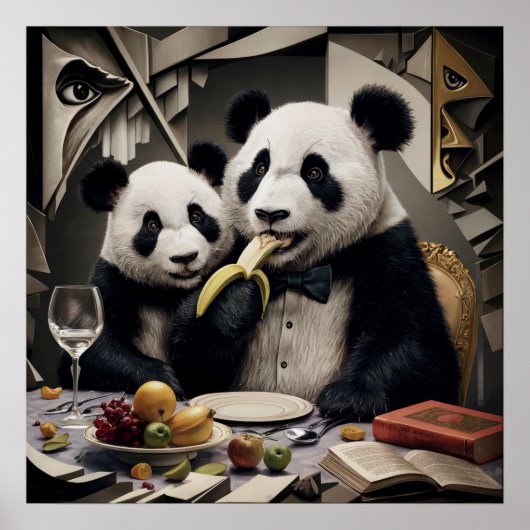 POSTER PANDA ET SON (Devant)