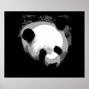 Poster Panda Face Imprimer - Posters Panda