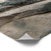 Poster Panda géant sur les rochers (Coin)