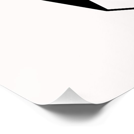 Poster Panda géométrique (Coin)