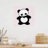 Poster Panda Kawaii (Cuisine)