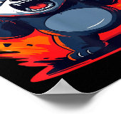 Poster Panda Looking Angry Graphic Funny Panda Kawaii (Coin)