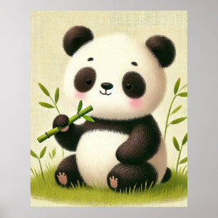 Poster Panda Munchies