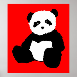 Poster panda plush.