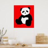 Poster panda plush. (Cuisine)