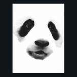Poster Panda Pop Art<br><div class="desc">Save Pandas - Panda Pop Art Style Image - Protect Pandas - Save Planet</div>