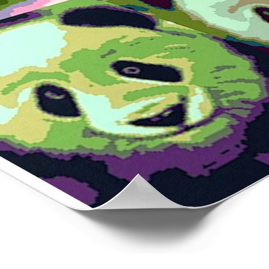 Poster Panda Pop Art (Coin)