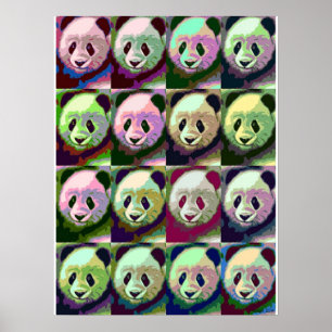 Poster Panda Pop Art