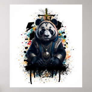 Poster panda, poster, panda poster, cool,