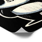 Poster Panda Rétro À Sungles Bbq Pool Party Funny Panda (Coin)