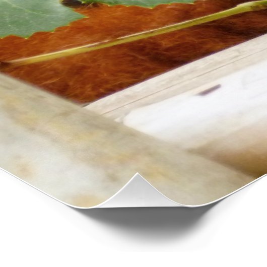 Poster Panda rouge (Coin)