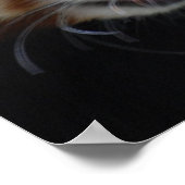 Poster Panda rouge doux (Coin)