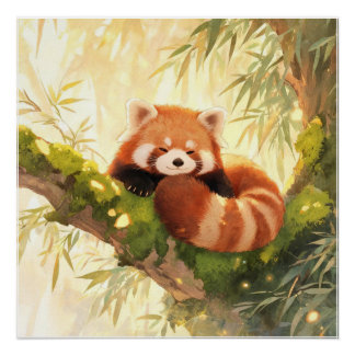 Poster Panda roux