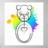 Poster panda splatz. (Devant)