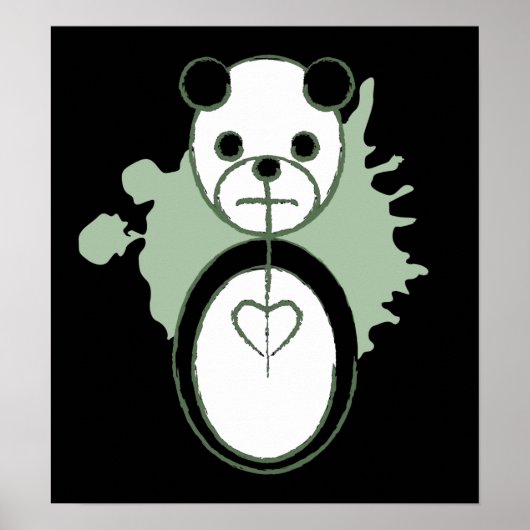 Poster panda splatz. (Devant)