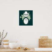 Poster panda splatz. (Cuisine)