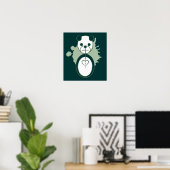 Poster panda splatz. (Bureau à domicile)