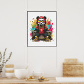 Poster Panda urbain (Cuisine)