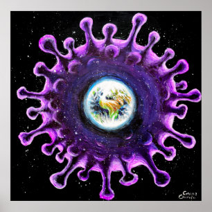 Poster pandémie de coronavirus