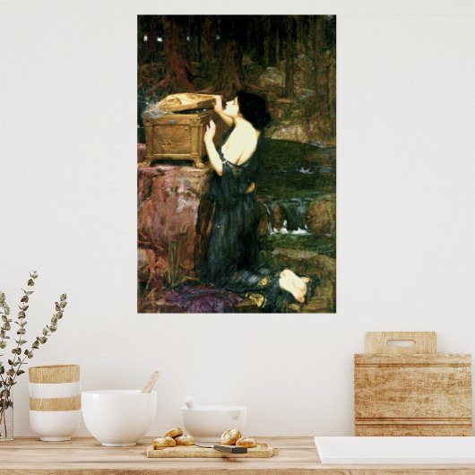Poster Pandora (1896)~ Toile d'art (Cuisine)