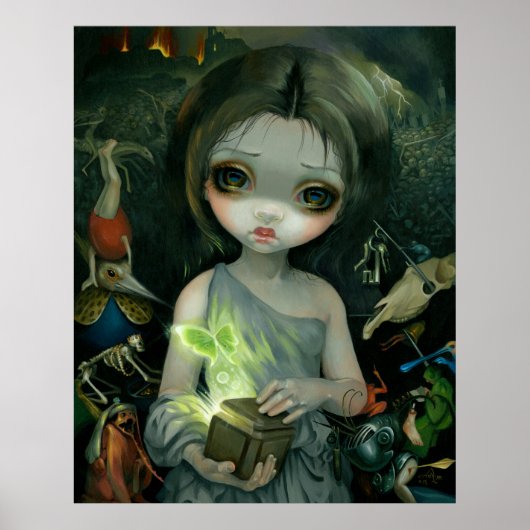 Poster Pandora ART IMPRIMER Big Eyes Art Pandora's Box (Devant)