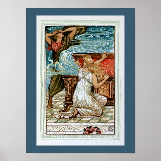 Poster Pandora ouvre la boîte (Devant)