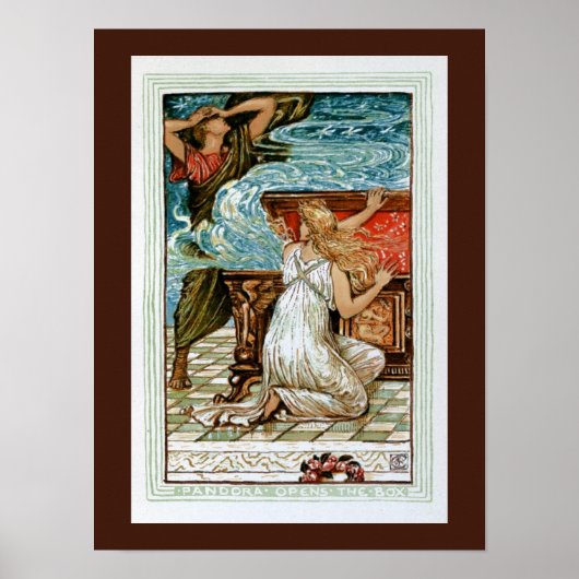 Poster Pandora ouvre la boîte (Devant)