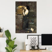 Poster PaNDoRA, par John William Waterhouse, 1896 (Bureau à domicile)