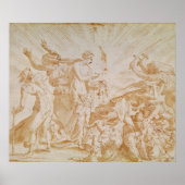 Poster Pandore ouvrant la boîte (Devant)