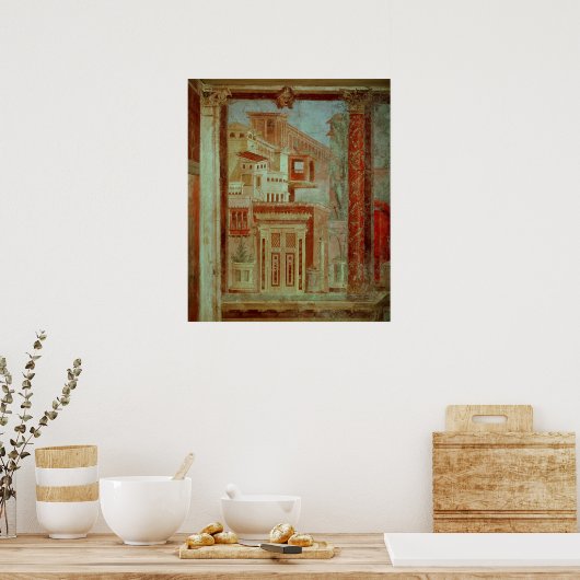 Poster Panel from Cubiculum from the bedroom of the (Cuisine)