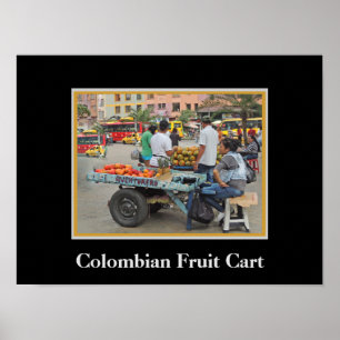 Poster Panier à fruits colombien