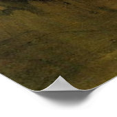 Poster Panier avec boeuf rouge et blanc de Van Gogh. (Coin)