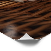 Poster Panier Confortable pour Cavalier King Charles Span (Coin)