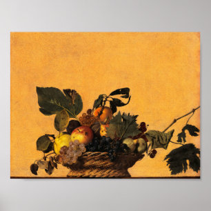 Poster Panier de fruits, Canestra di Frutta par Caravaggi