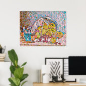 Poster Panier de fruits Pitcher nourriture encore vie art (Bureau à domicile)