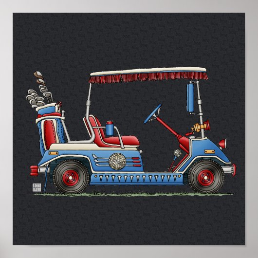 Poster Panier de golf (Devant)