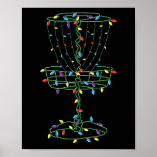Poster Panier de golf disc Cool disc golf golfeur Xma