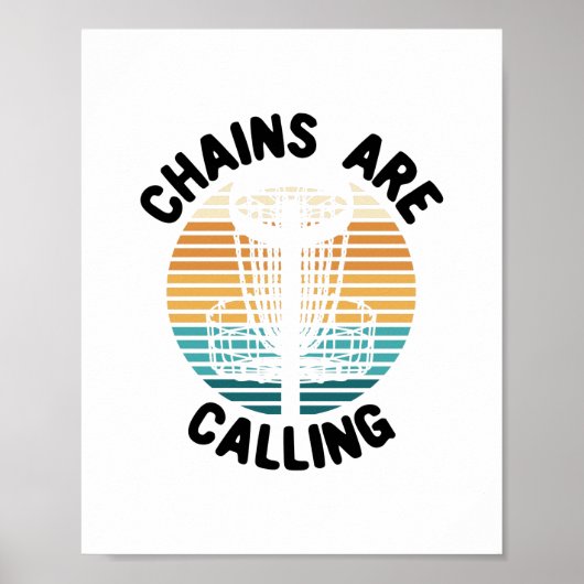 Poster Panier de golf Disc Golf (Devant)