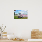 Poster Panier de golf rose aux Bahamas (Cuisine)