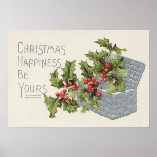 Poster Panier de Holly Winterberry (Devant)