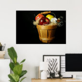 Poster Panier de pays (Bureau à domicile)